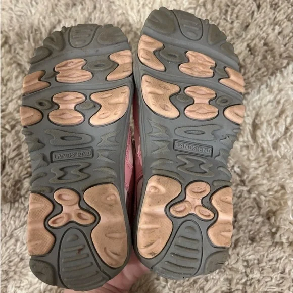 Lands End Pink Breeze and Grey Trekker Mary Jane’s girls​​​​ - Picture 8 of 9